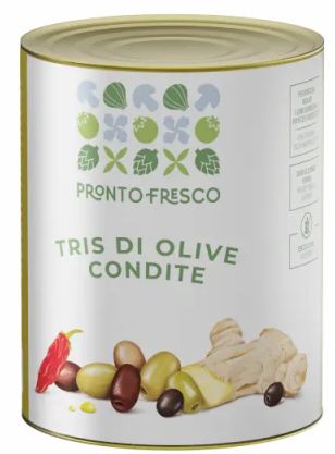 GRECI 4125 Tris di olive condite 780 g