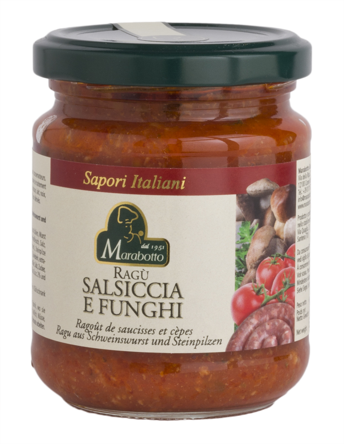 Marabotto Ragu Salsiccia e Porcini 180g