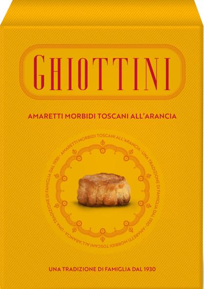 GHIOTT Amaretti morbidi mit Orange 200g