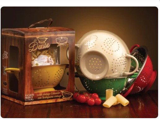 GRAGNA  26568 al dente Scolapasta Bianco