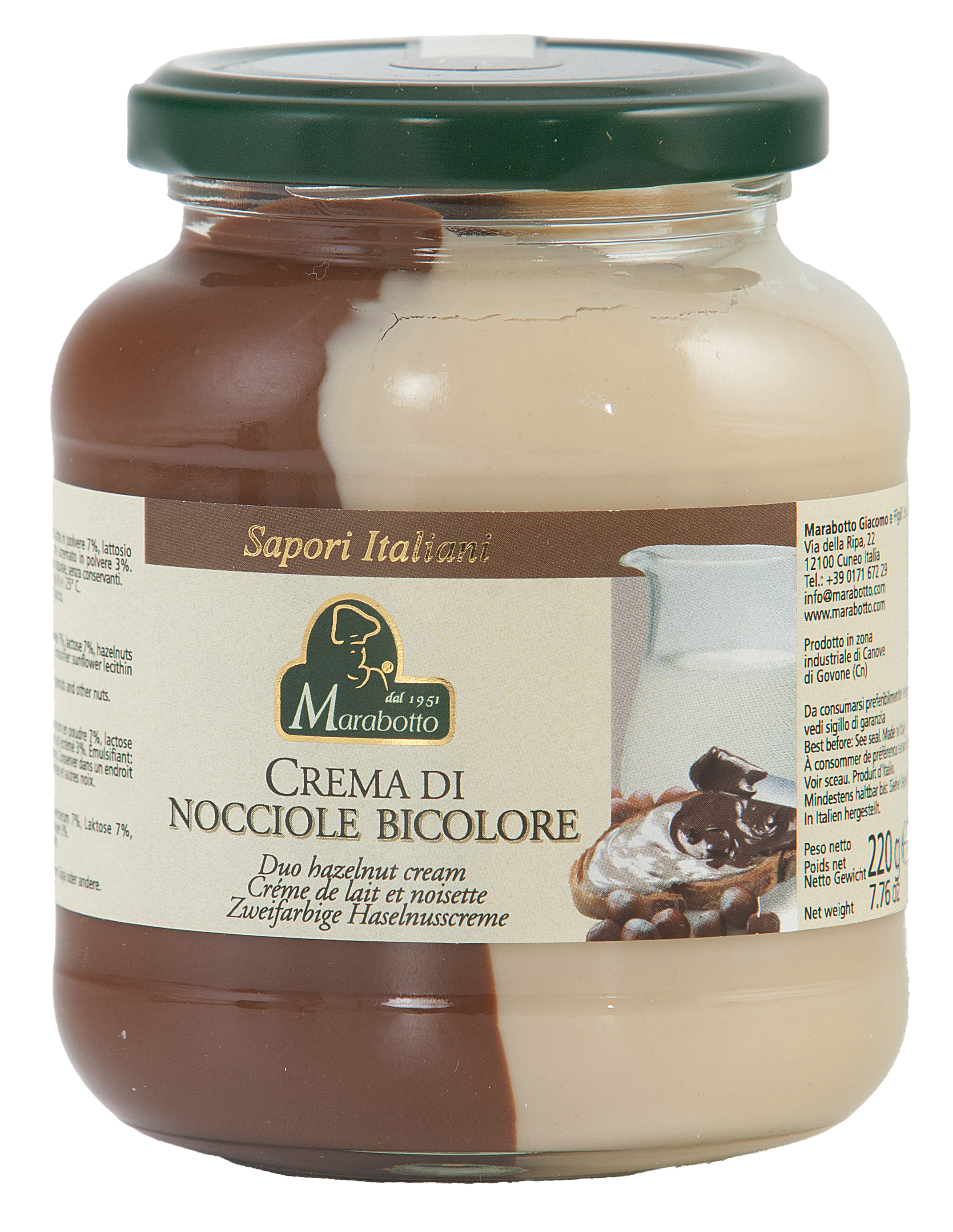 Marabotto Crema Nocciola Bicolore 400g