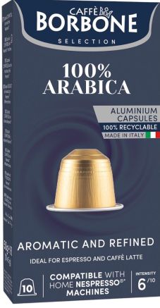 BORBONE 100% Arabica 10 Kapseln ALU
